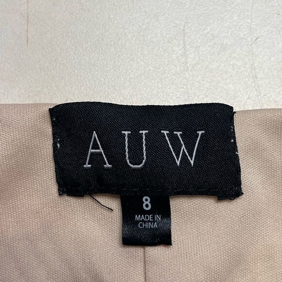 AUW - Girls cream lace halter top dress - Picture 3 of 6